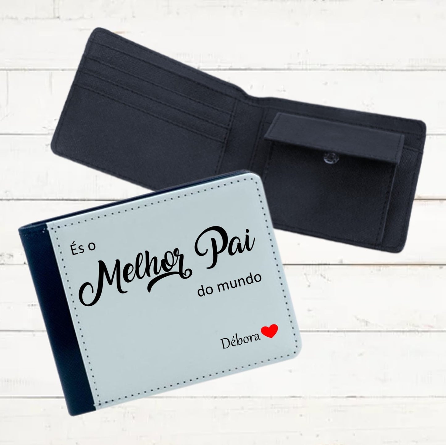 Carteira de homem "És o melhor Pai do Mundo"