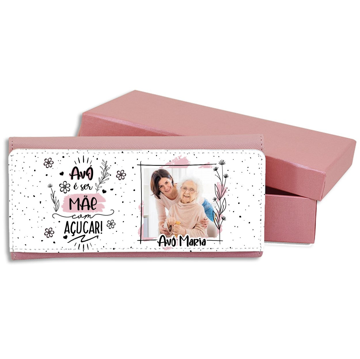 Carteira "Avó é ser Mãe com Açúcar"
