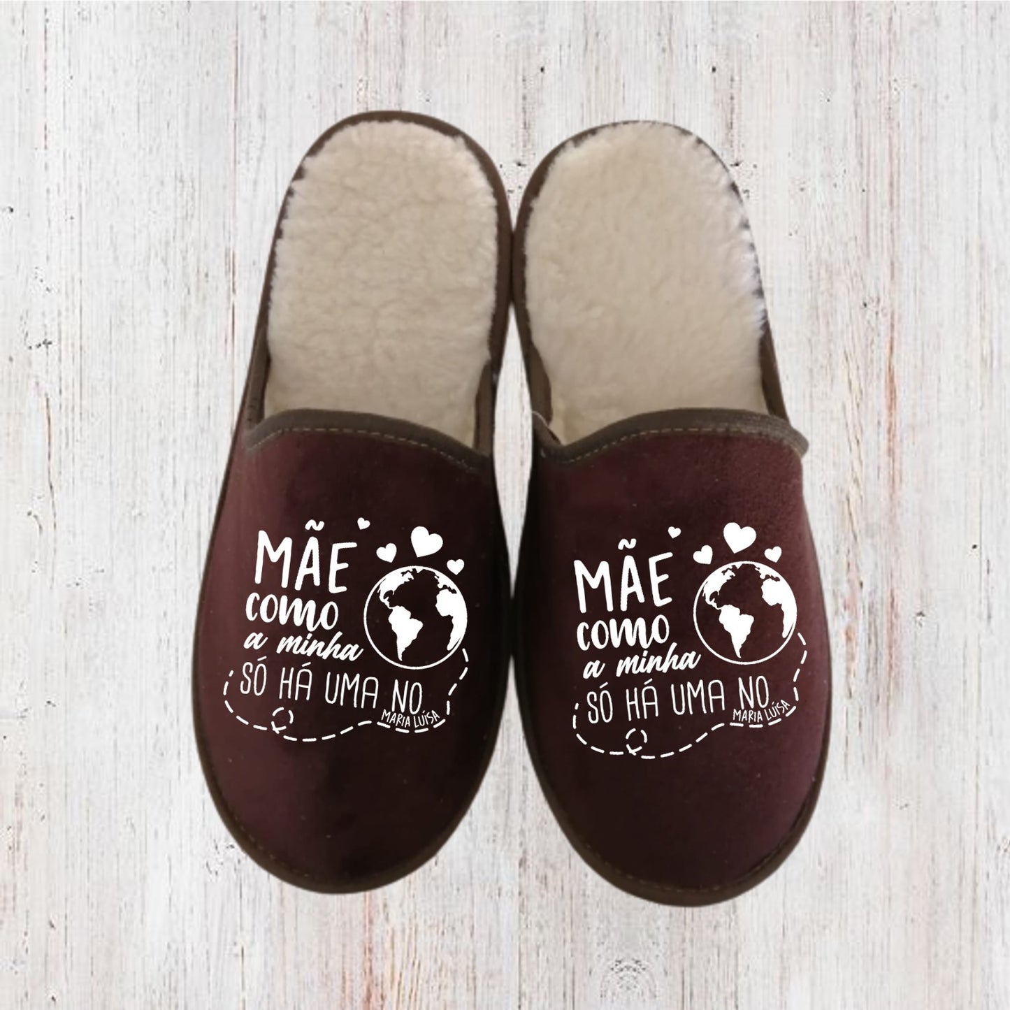 Chinelos "Só há uma no mundo"