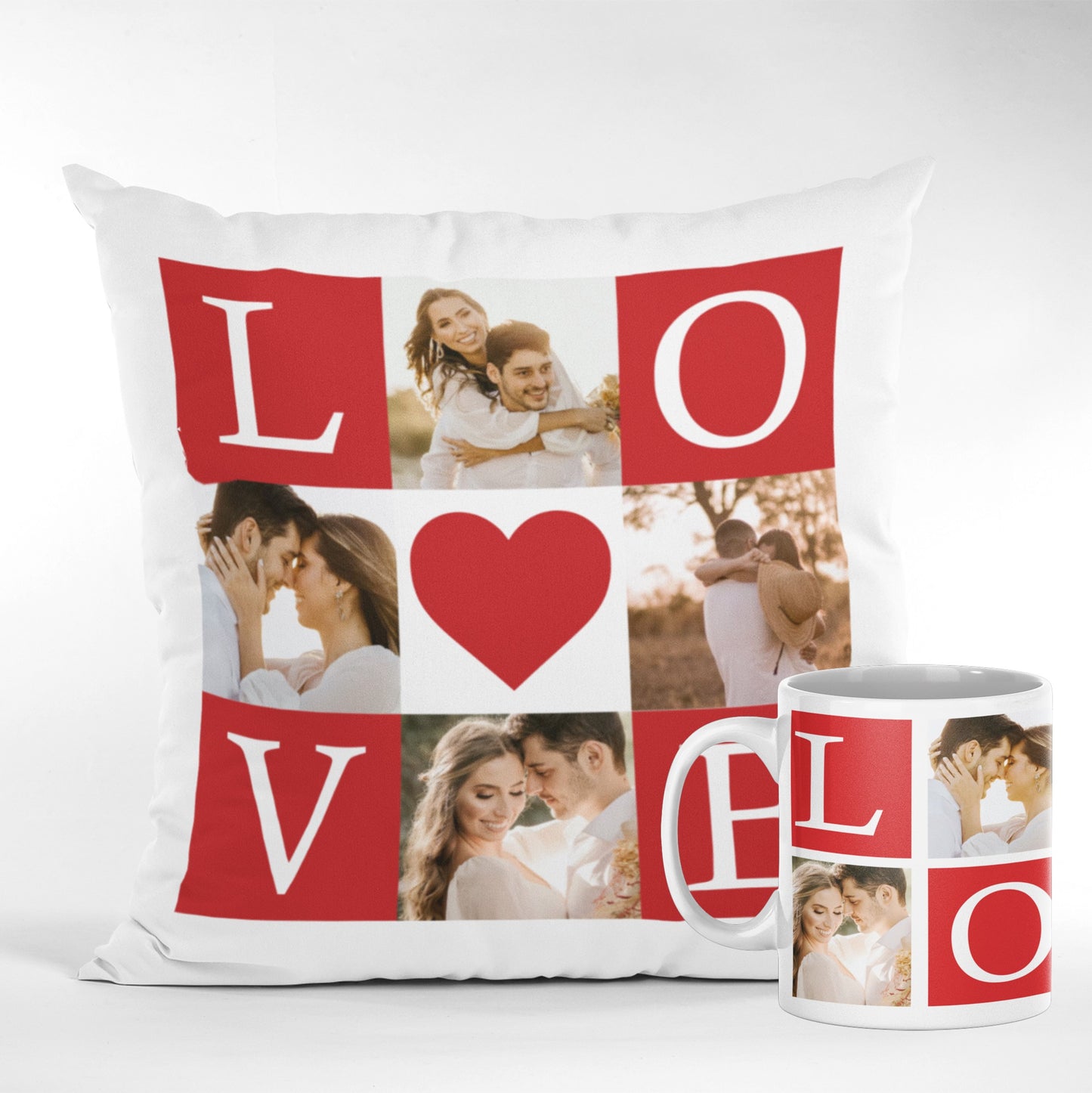 Almofada e/ou Caneca "LOVE"