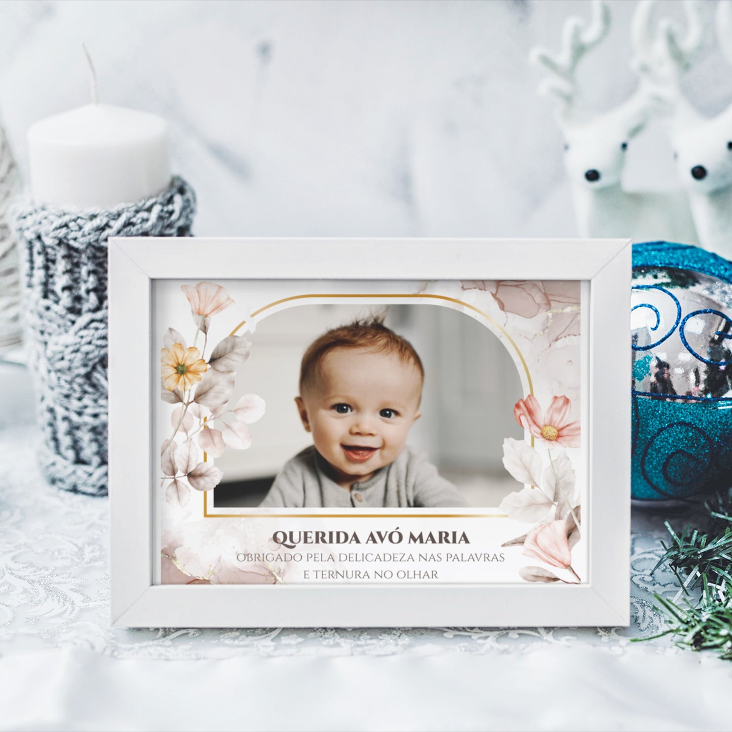 Moldura "Querido Floral"