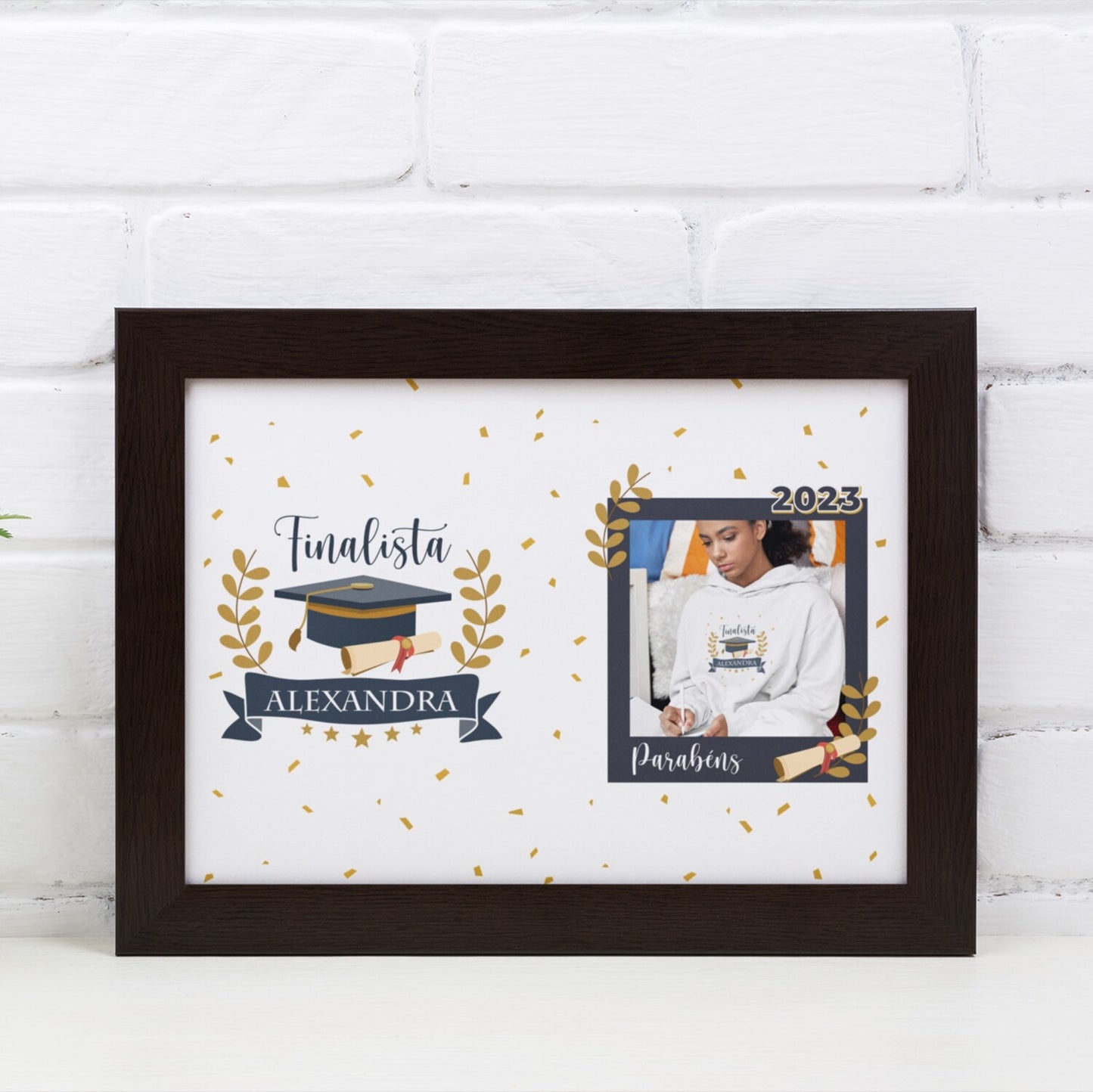 Moldura "Congratulations"
