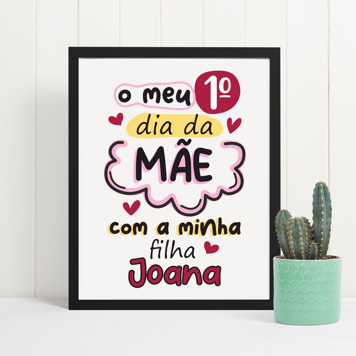 Moldura "O meu 1º dia da Mãe"