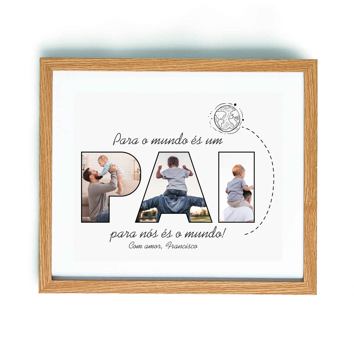 Quadro "És o mundo"