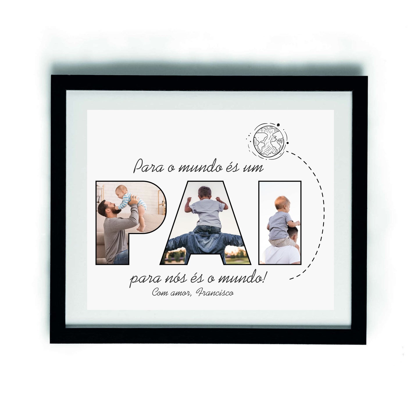 Quadro "És o mundo"