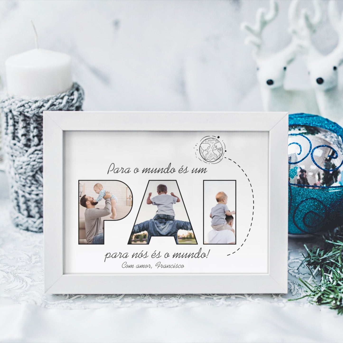 Moldura "És o mundo"