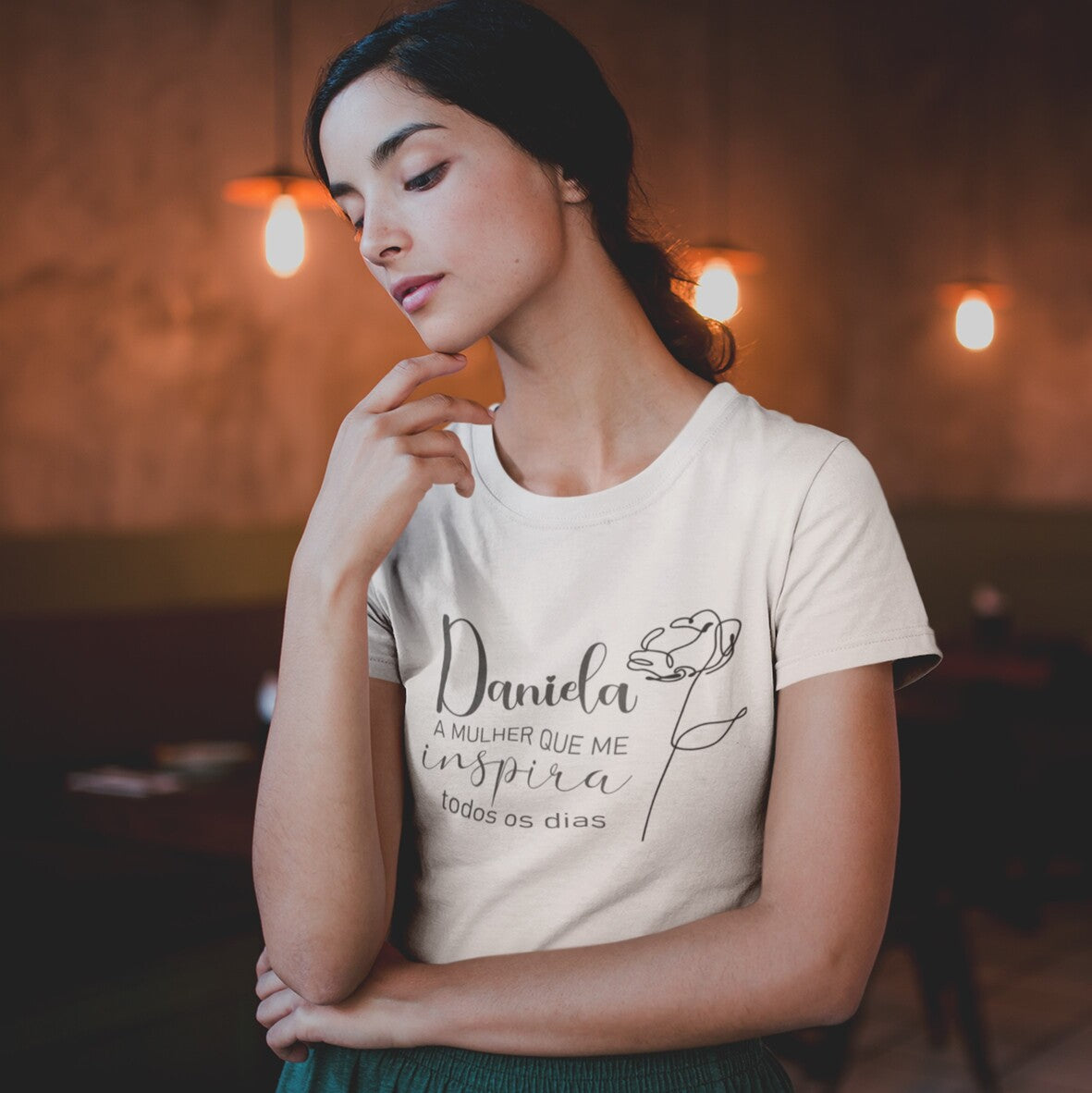 T-shirt "Mulher que me inspira"