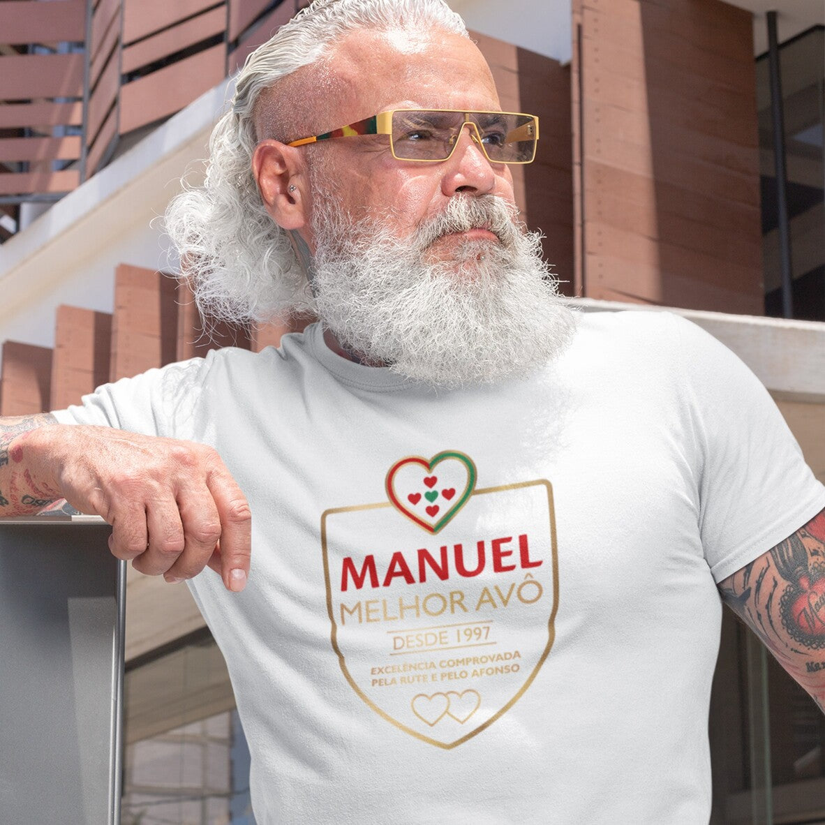 T-shirt "Avô - excelência comprovada"