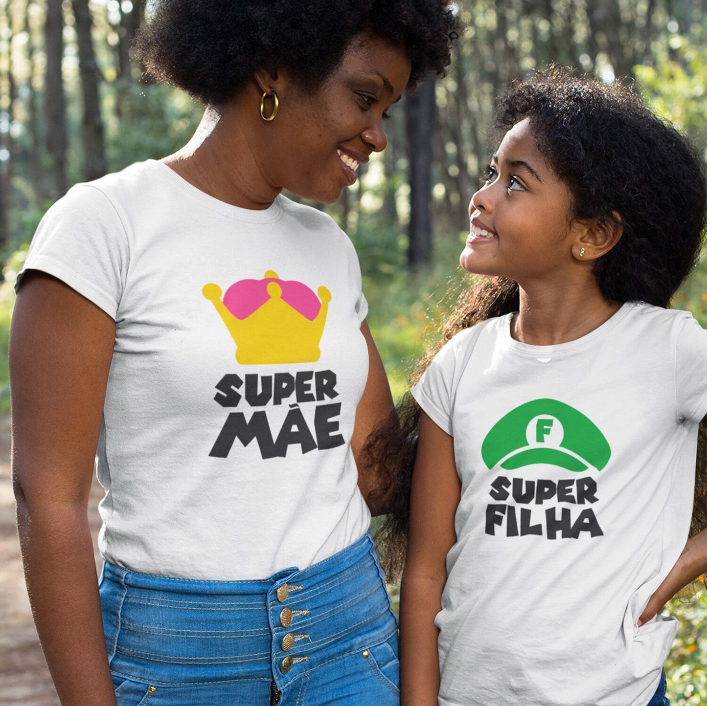 T-shirt "SuperMãe - SuperFilh@"