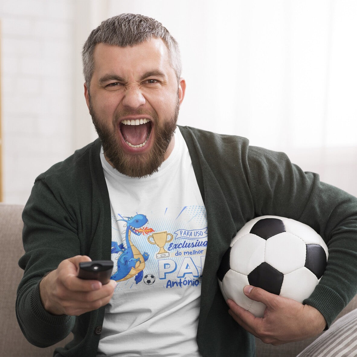 T-shirt desportiva "Futebol"