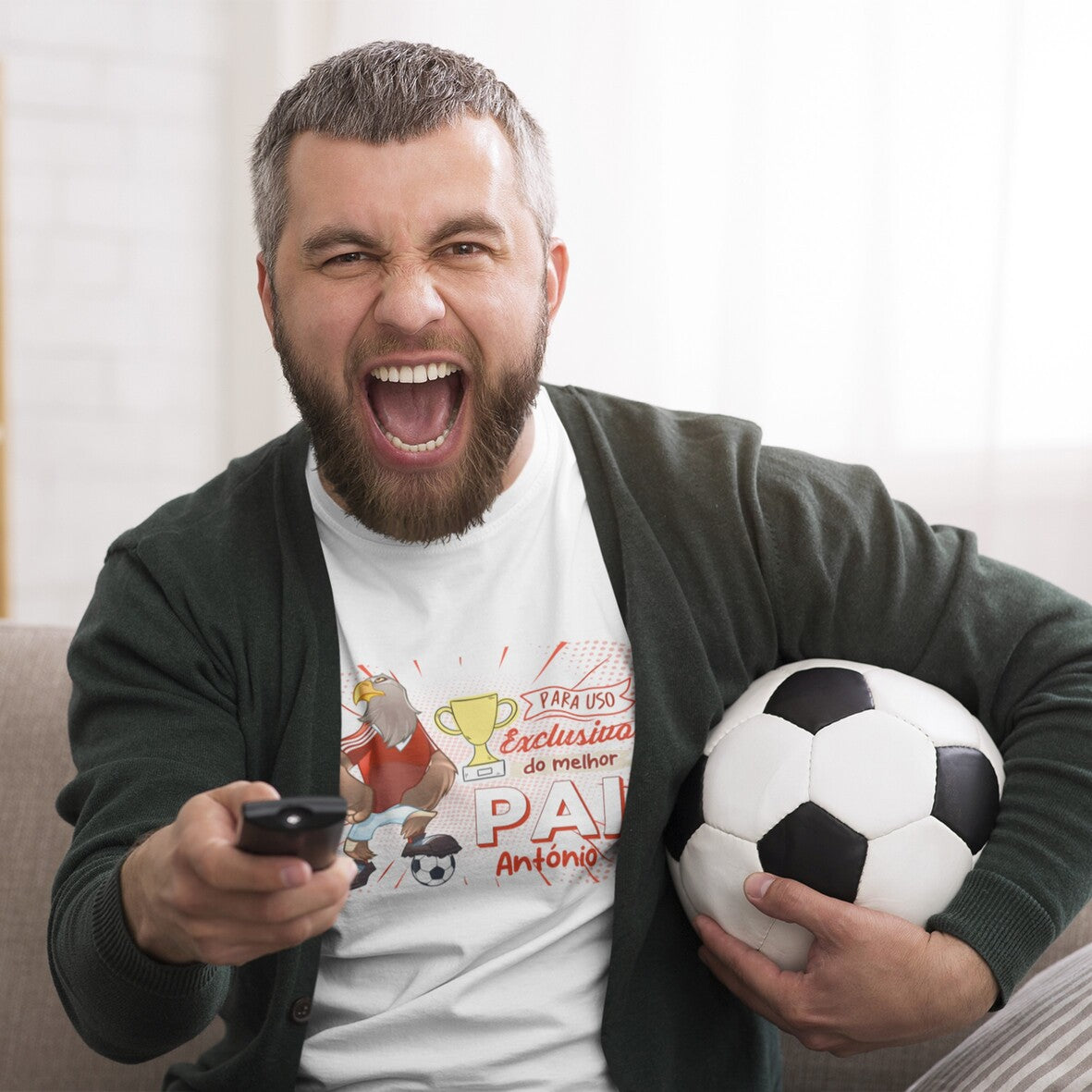 T-shirt desportiva "Futebol"