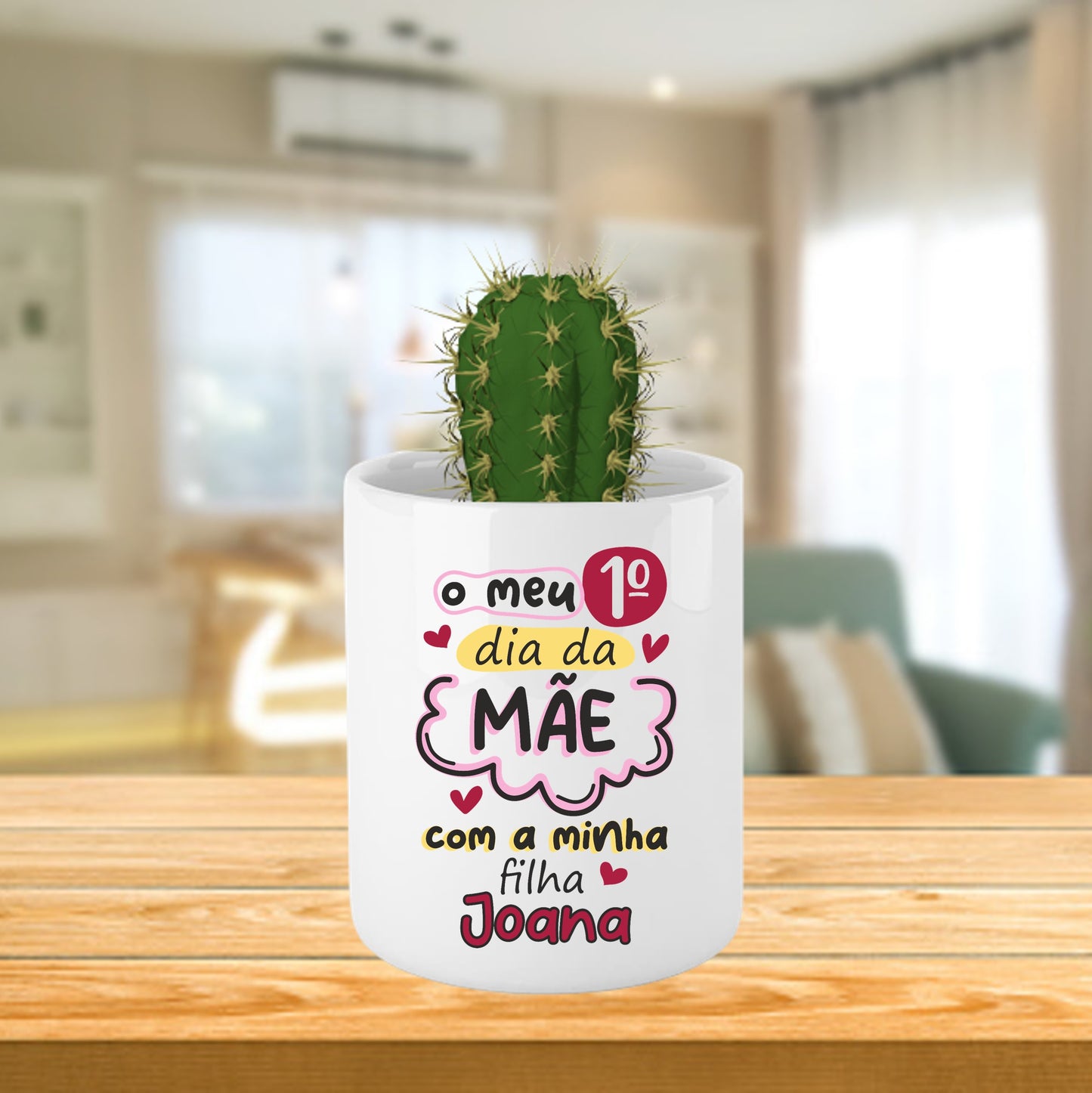 Vaso "O meu 1º dia da Mãe"