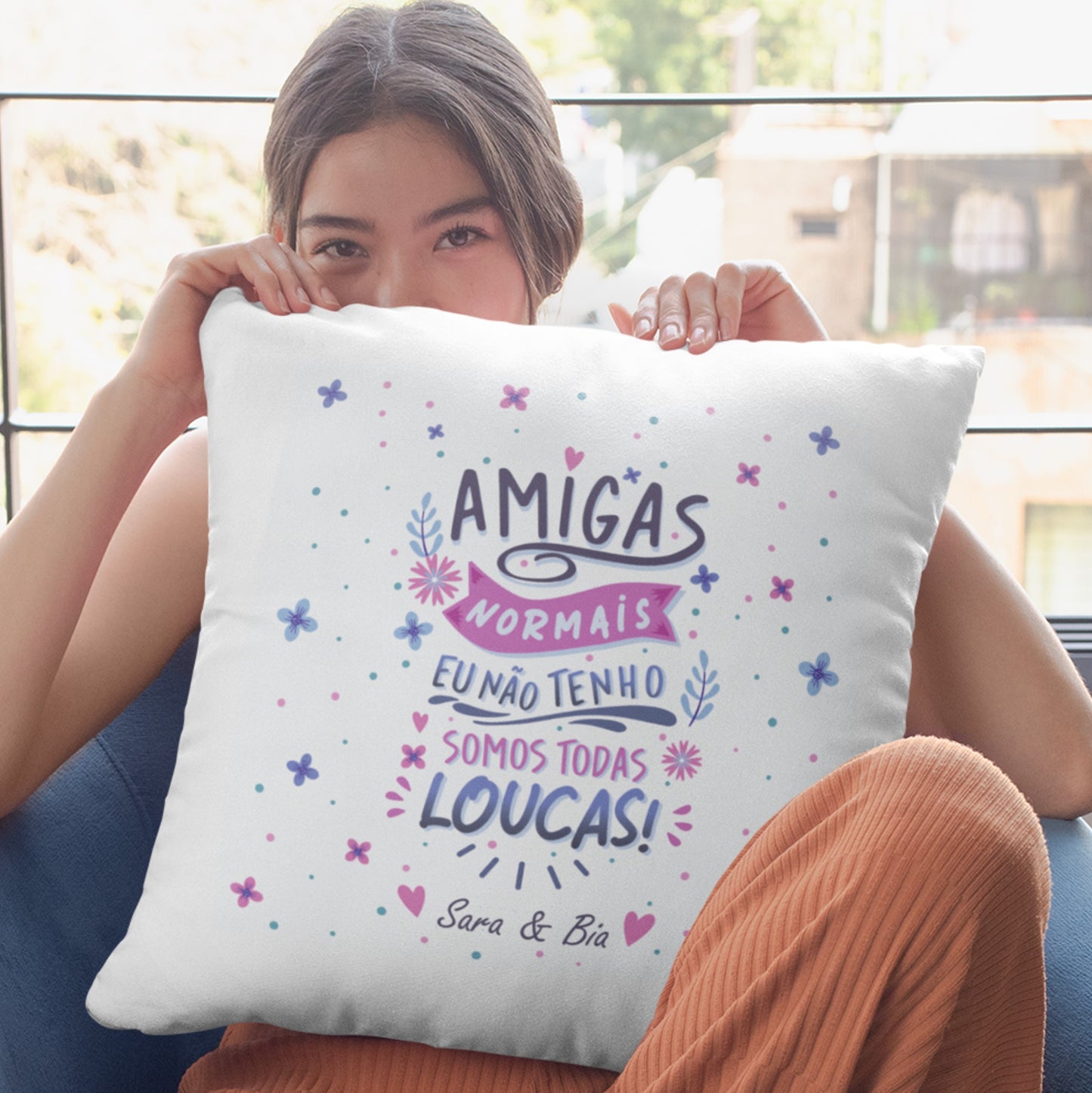 Almofada "Amigas loucas"
