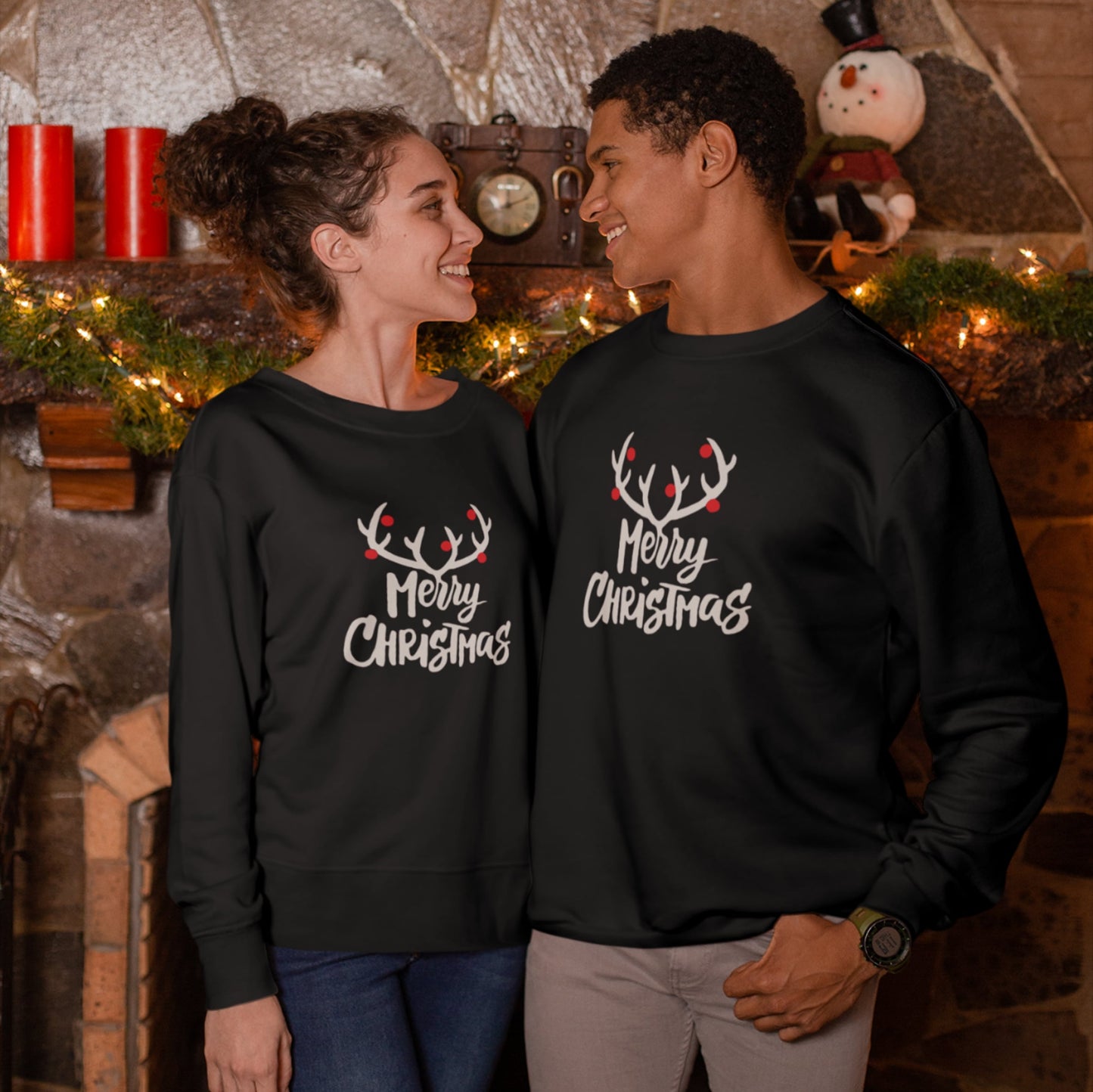 Camisola de Natal "Rena Iluminada"