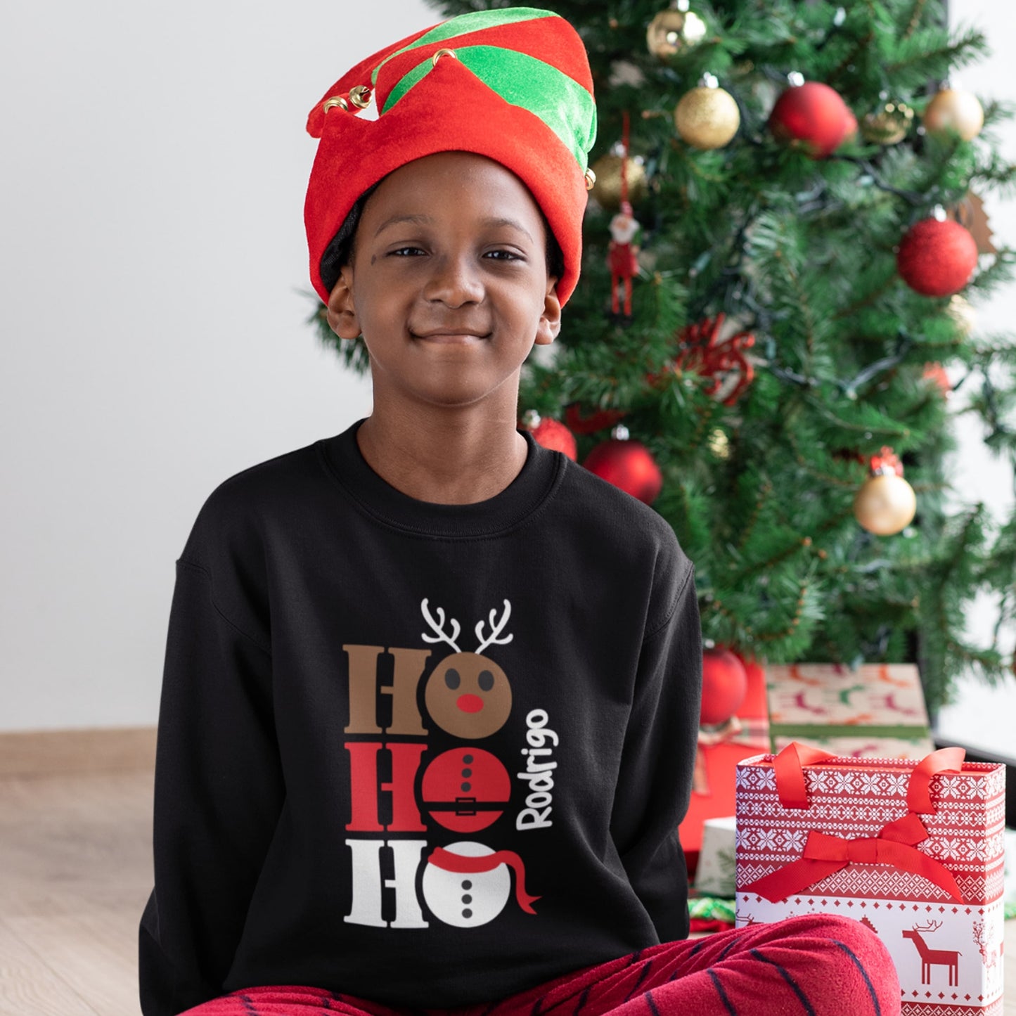 Camisola de Natal "Ho-Ho-Ho"