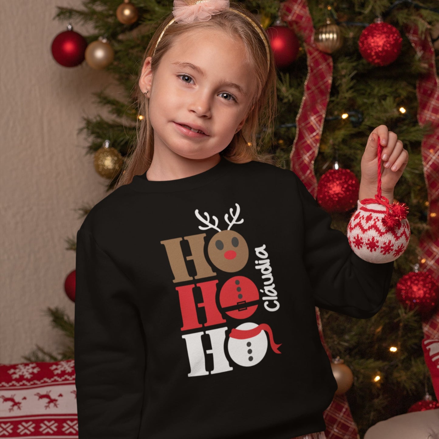 Camisola de Natal "Ho-Ho-Ho"