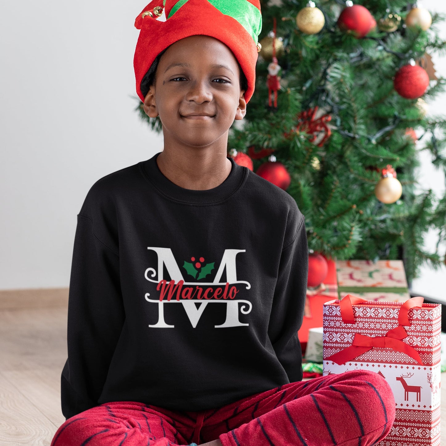 Camisola de Natal "Azevinho Natalício"