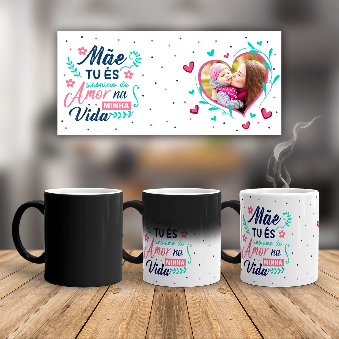 Caneca Mágica "Sinónimo de Amor"