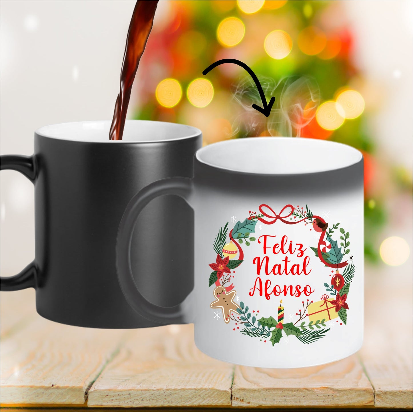 Caneca Mágica "Feliz Natal"