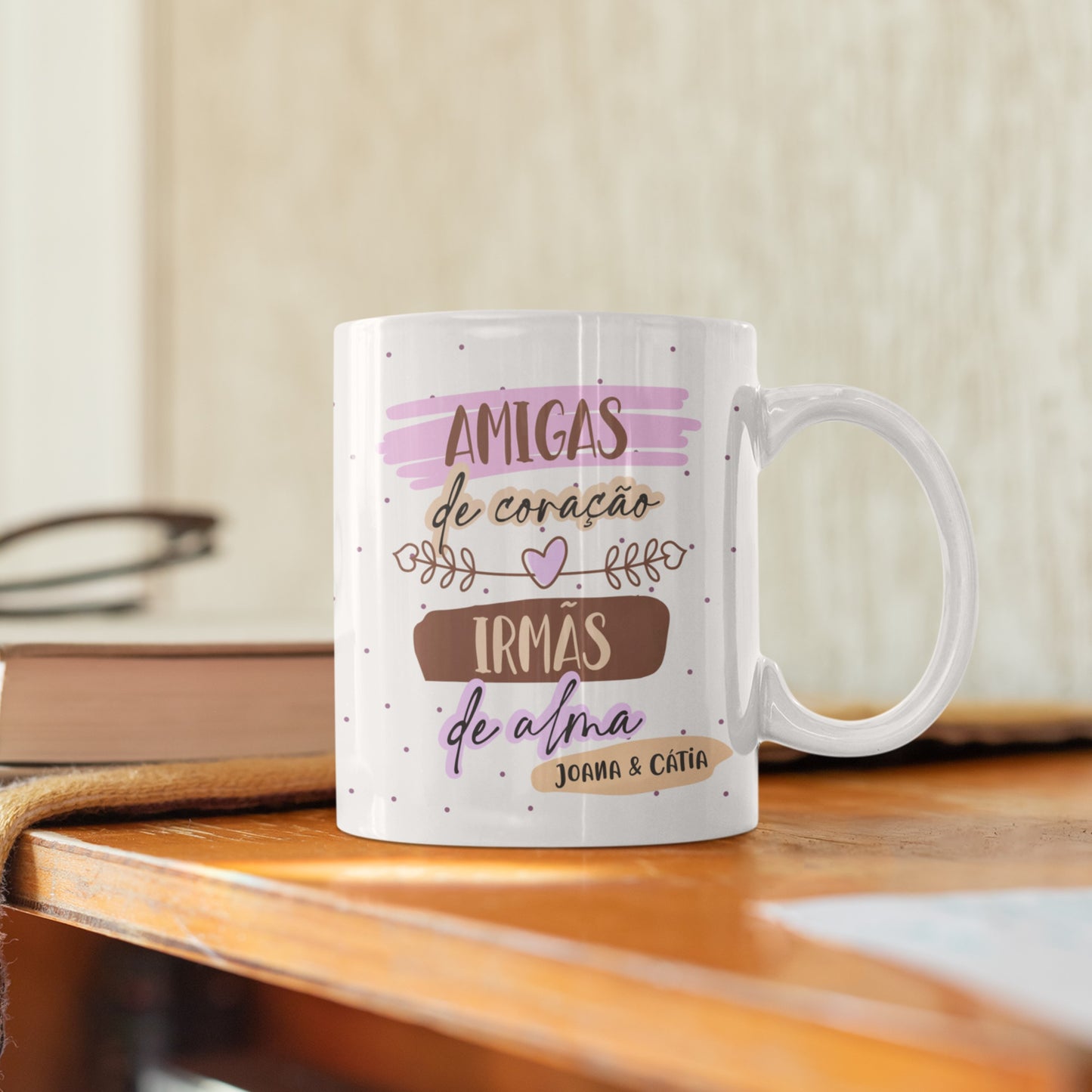 Caneca "Irmãs de alma"