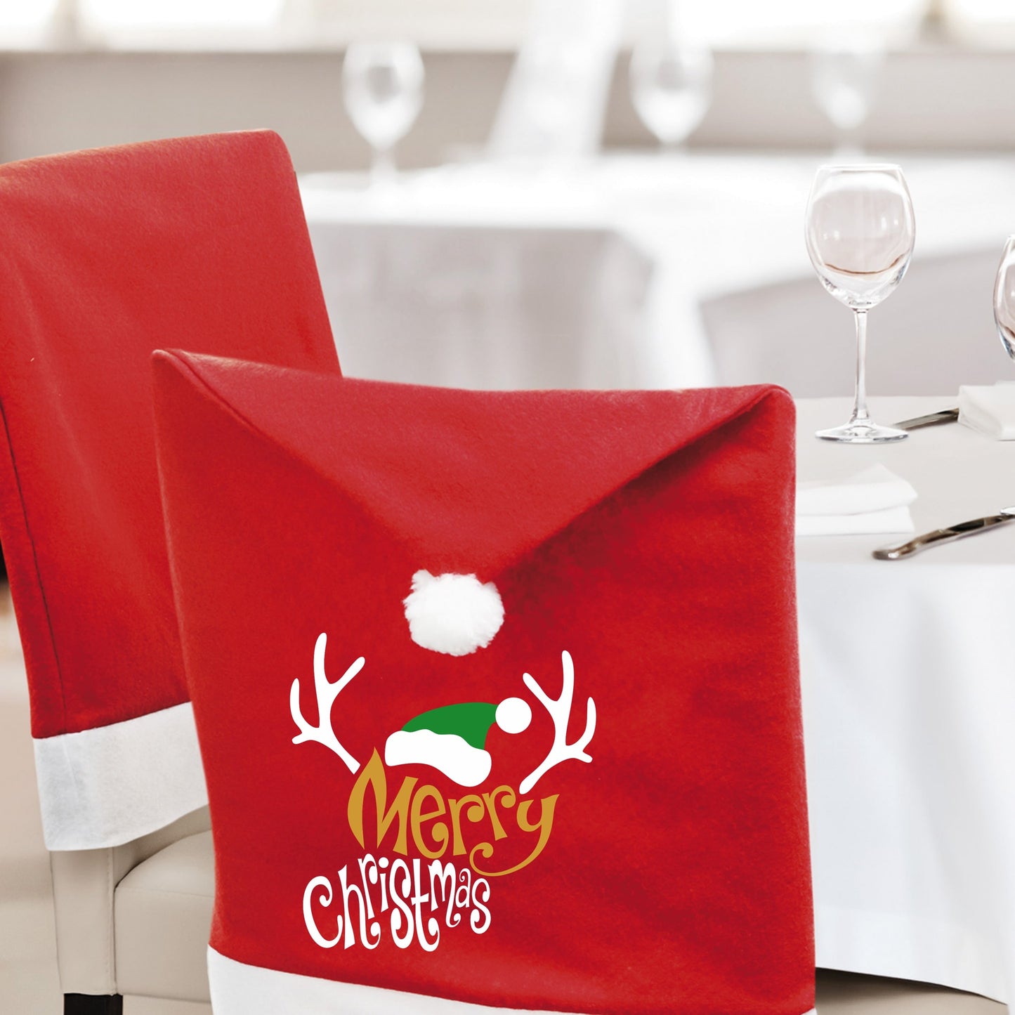 Capa de cadeira "Merry Christmas"