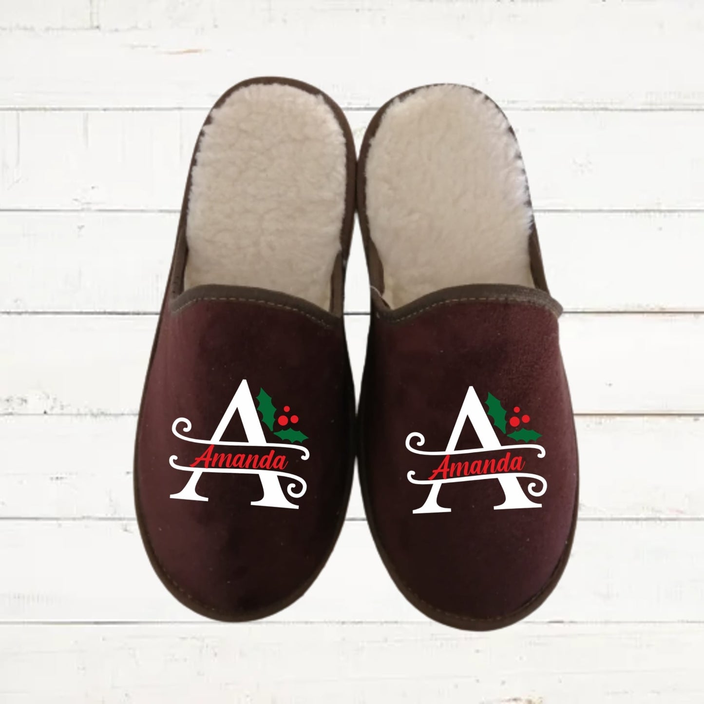 Chinelos de Natal "Azevinho Natalício"