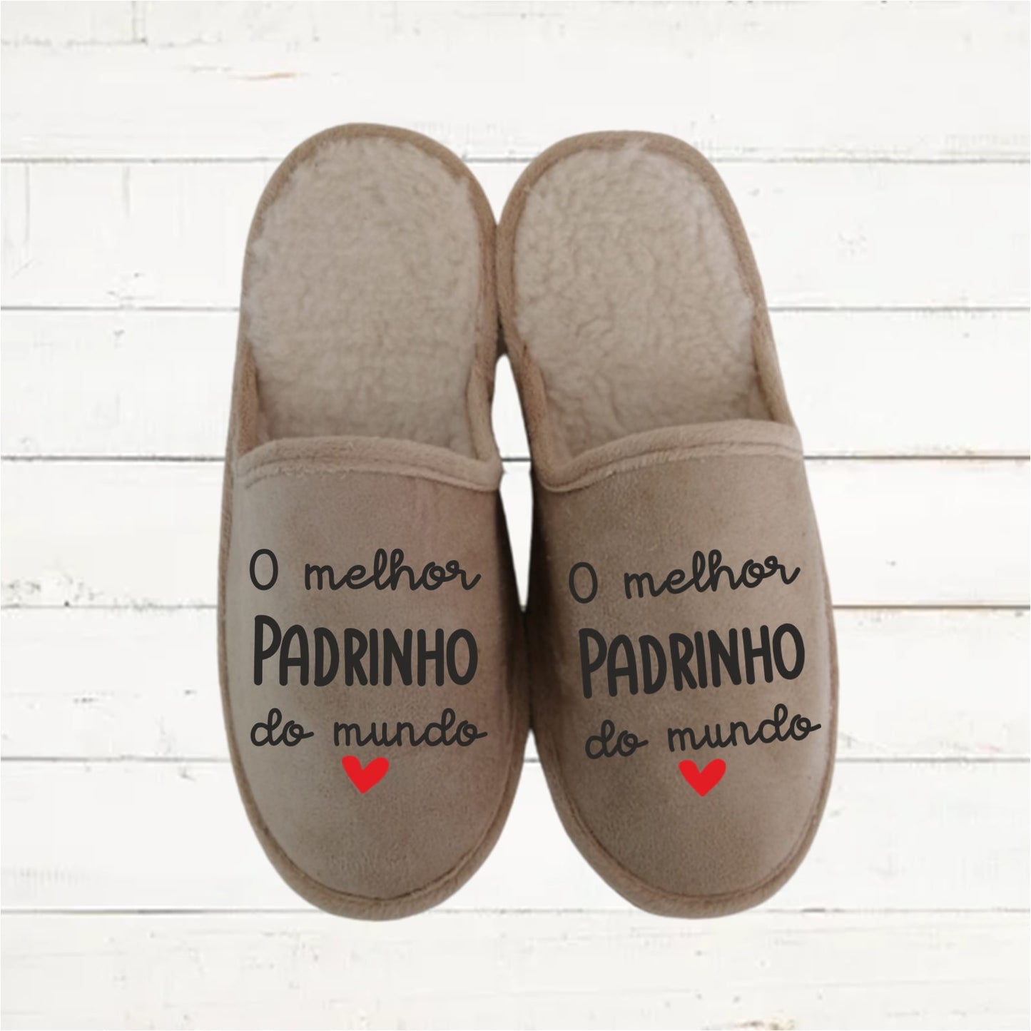 Chinelos "Melhor Padrinho / Madrinha do mundo"
