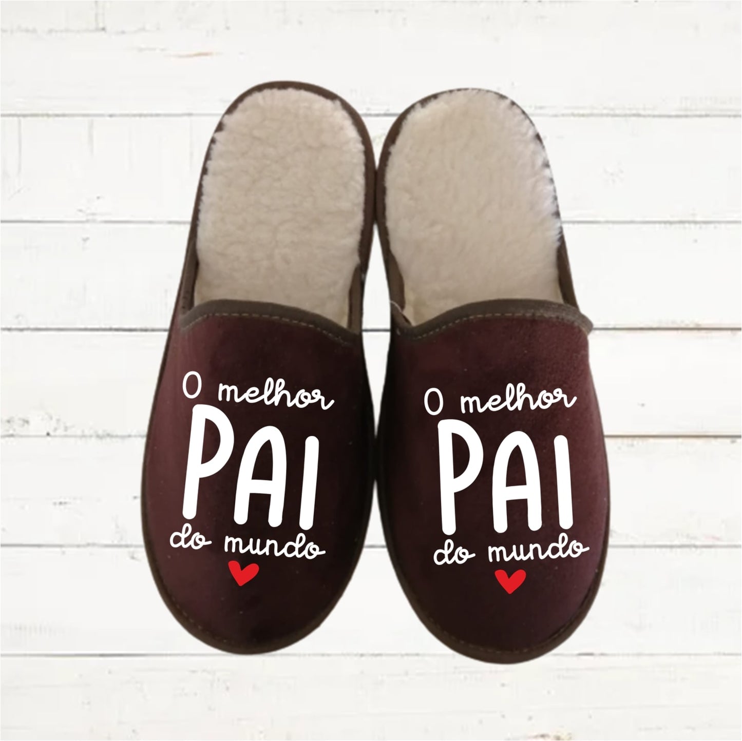 Chinelos "O melhor pai do mundo"