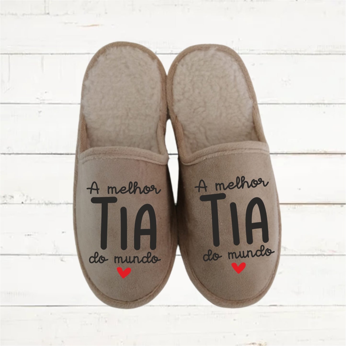 Chinelos "Melhor Tio / Tia do mundo"