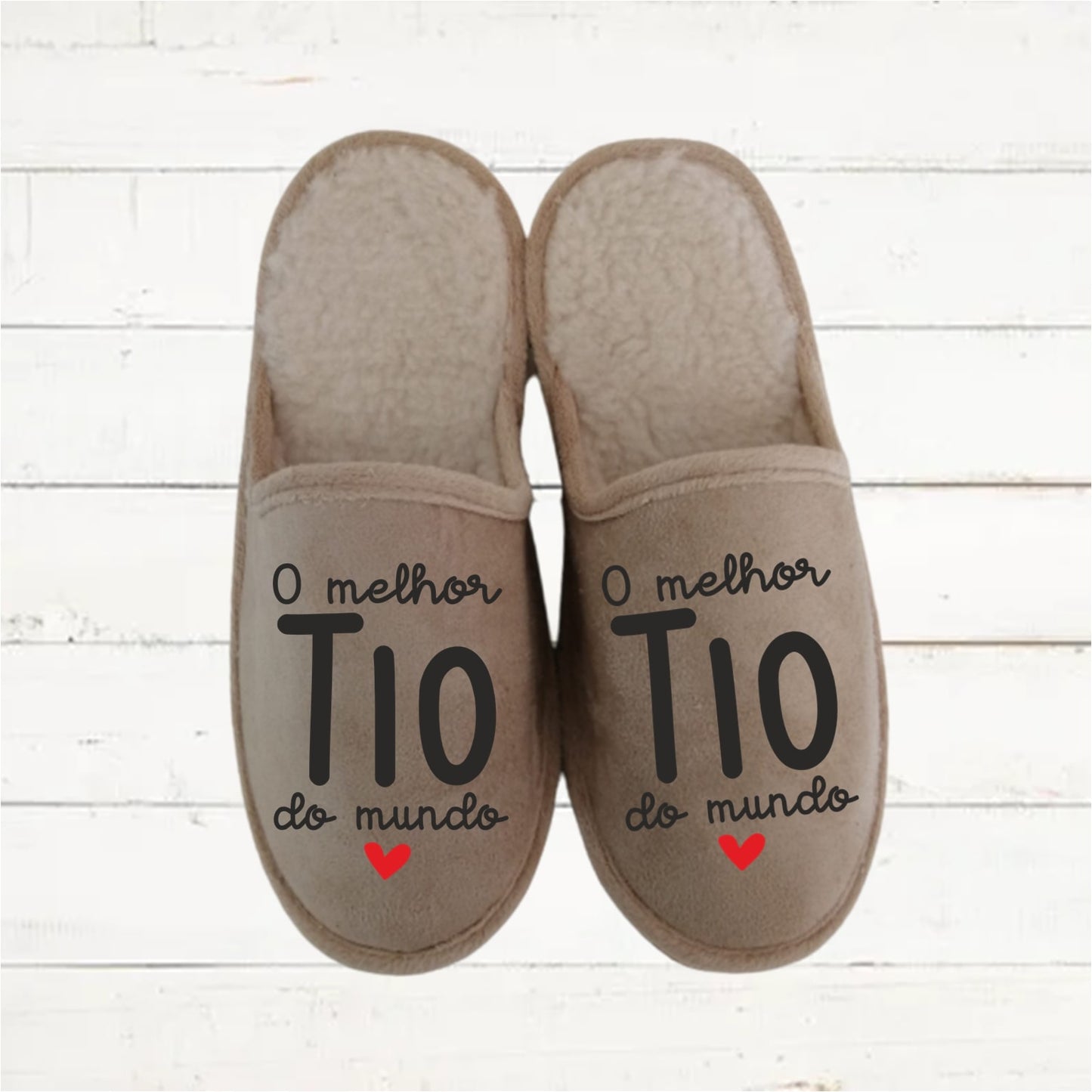 Chinelos "Melhor Tio / Tia do mundo"