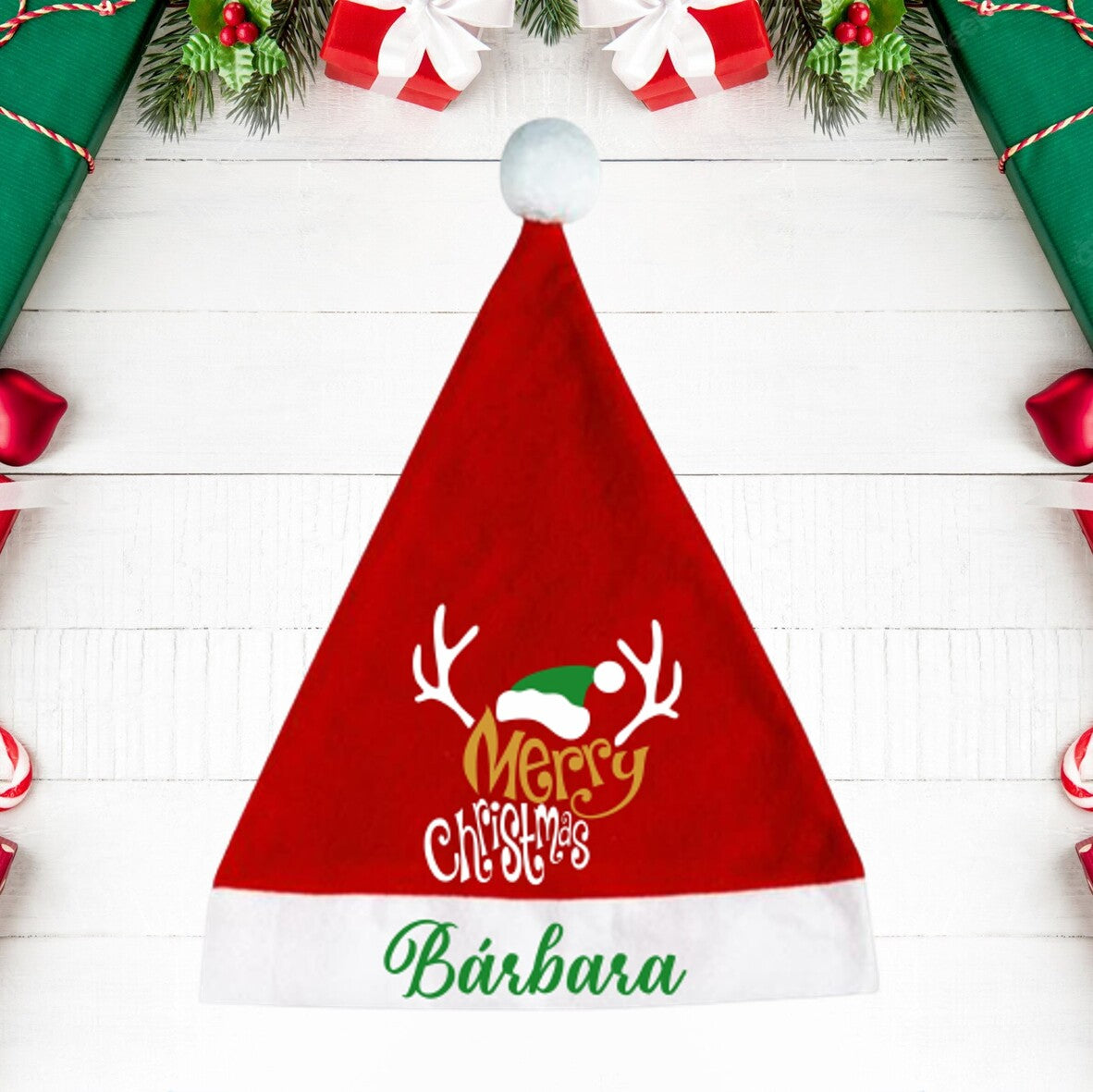 Gorro de Natal "Merry Christmas"