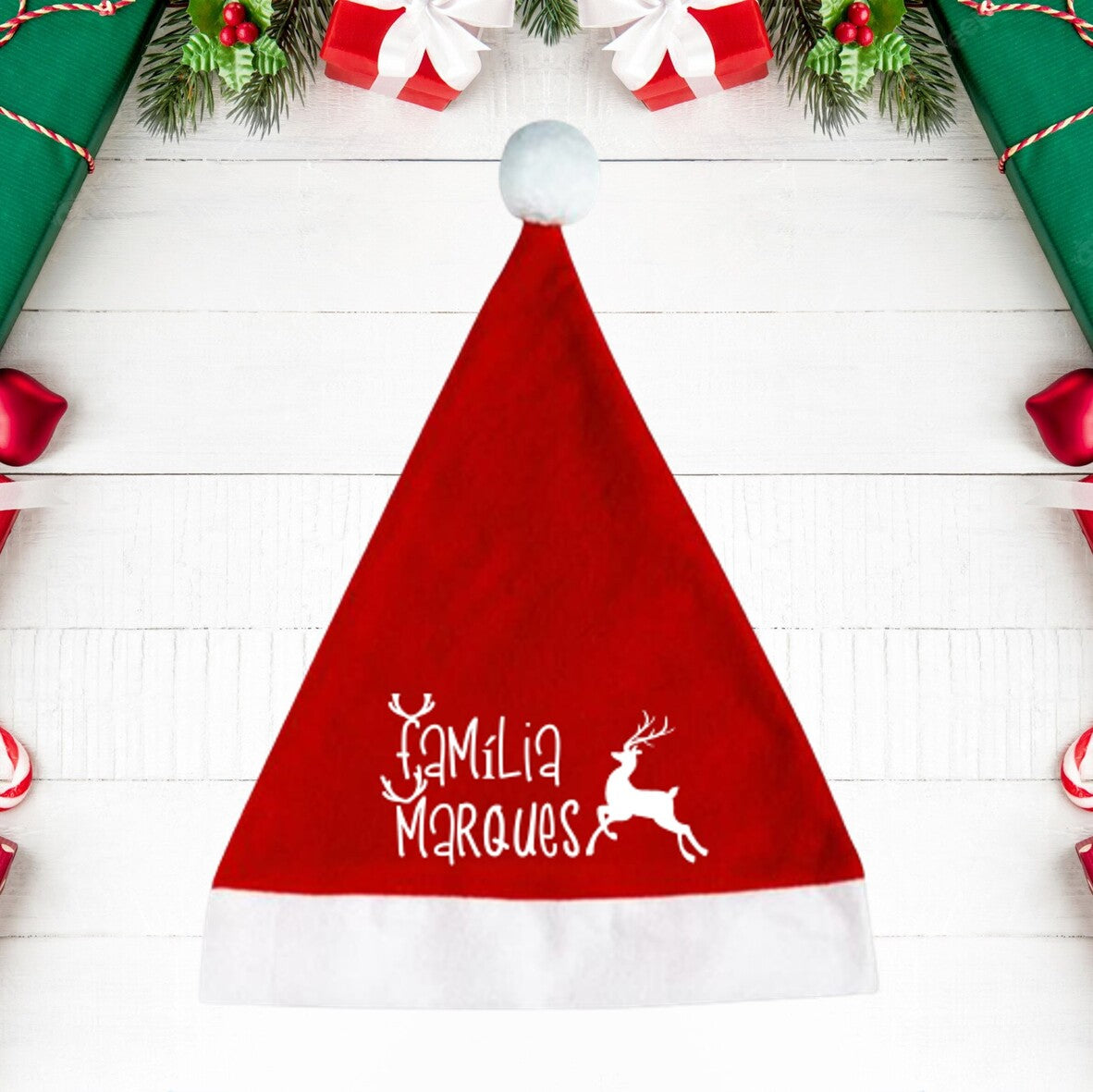 Gorro de Natal "Rena de Natal"