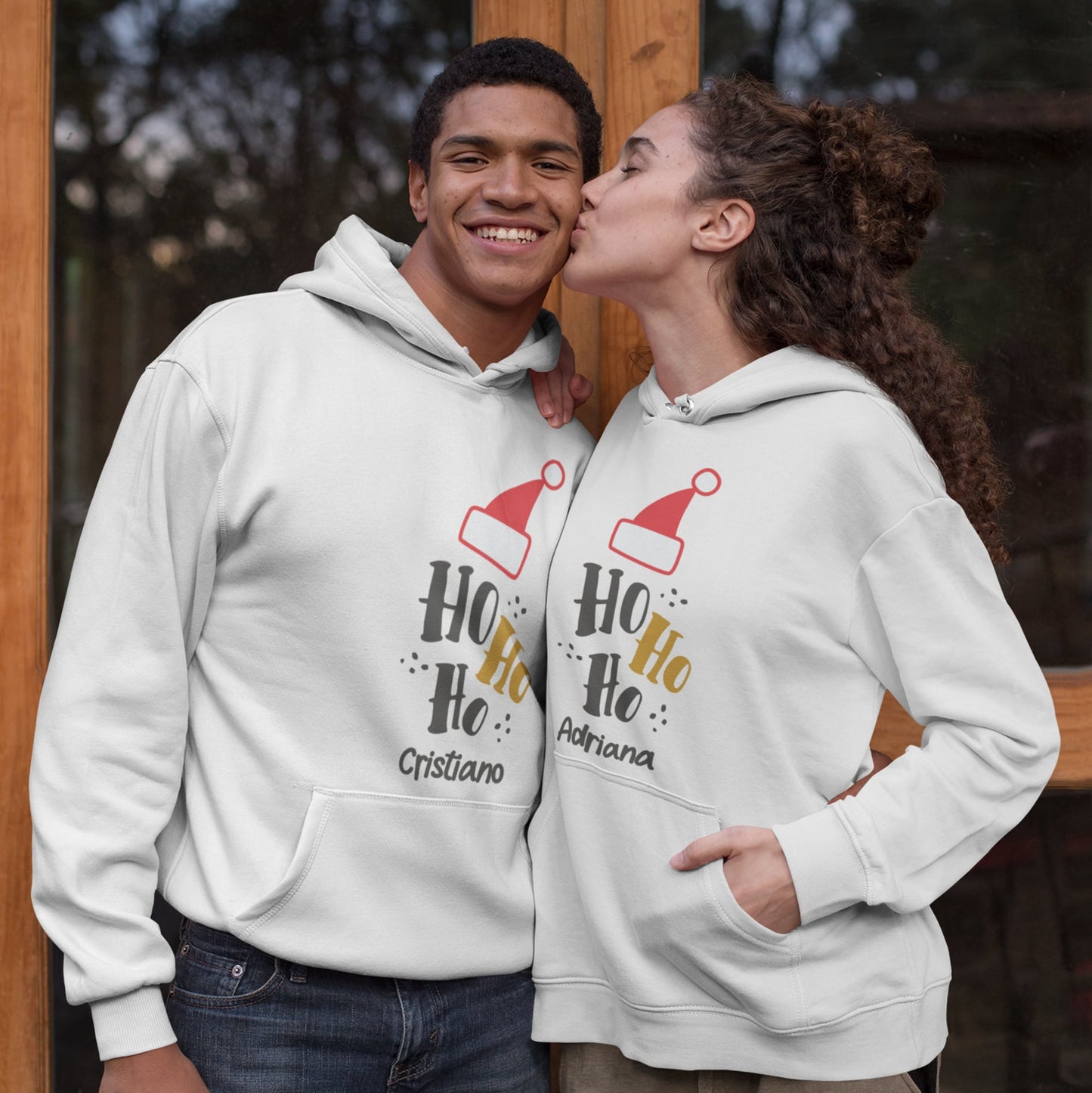 Sweatshirt de Natal "Ho-Ho-Ho Natal"