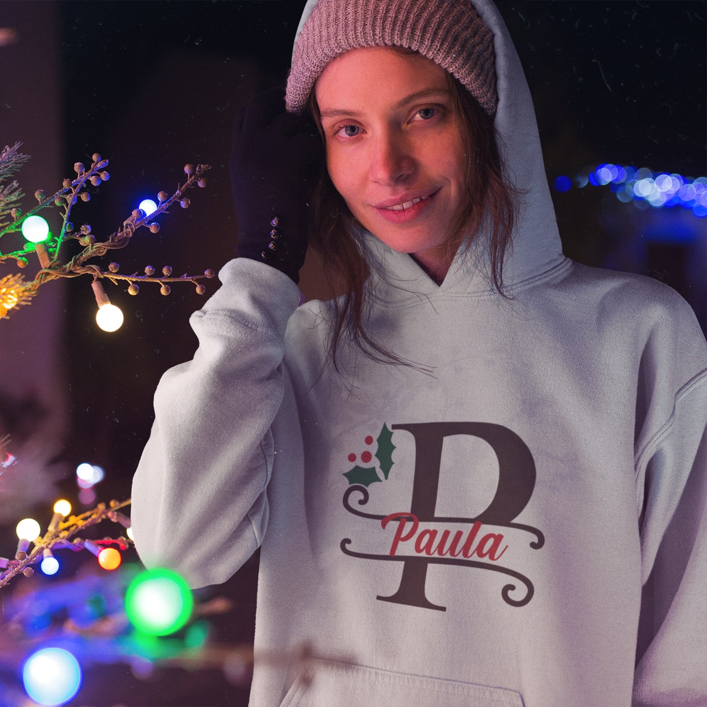 Sweatshirt de Natal "Azevinho Natalício"