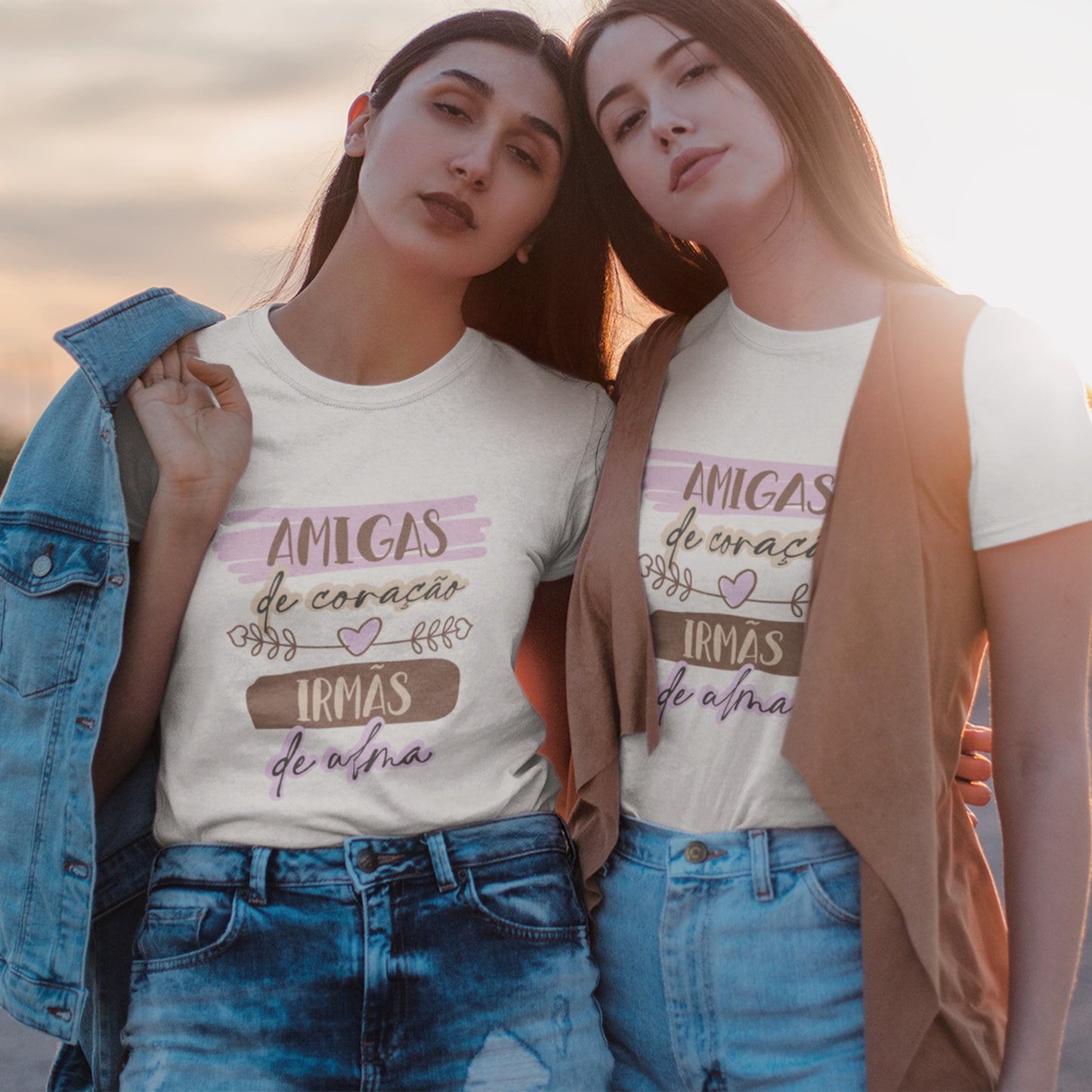 T-shirt "Irmãs de alma"