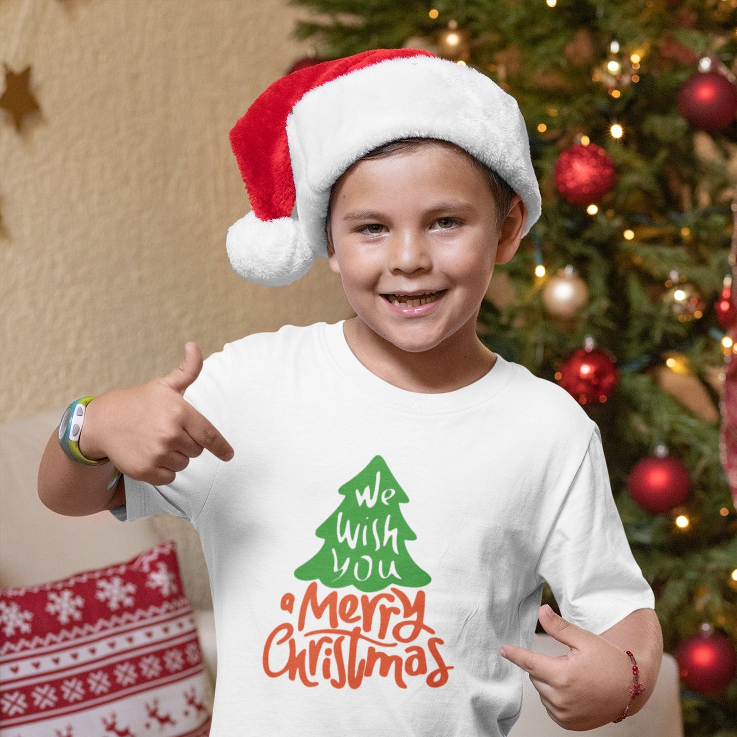 T-shirt "We wish you a Merry Christmas"