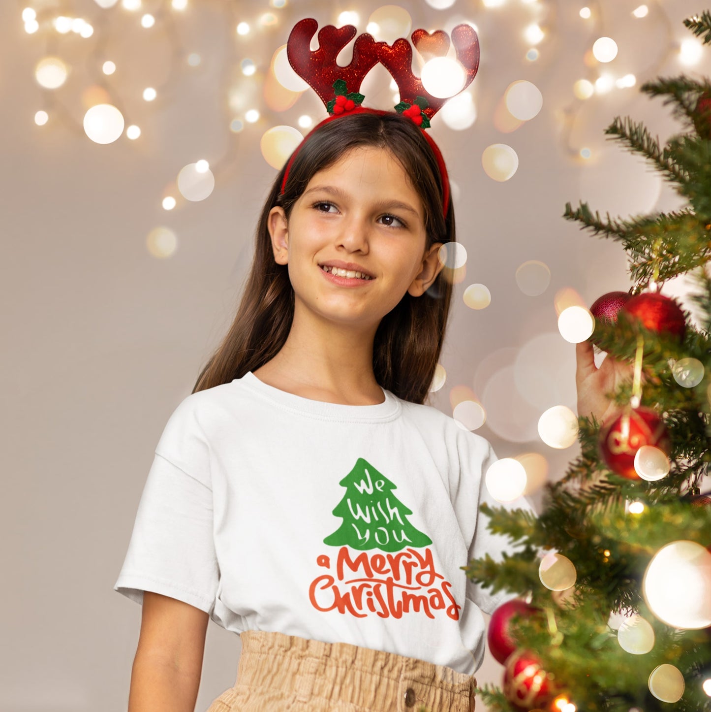 T-shirt "We wish you a Merry Christmas"