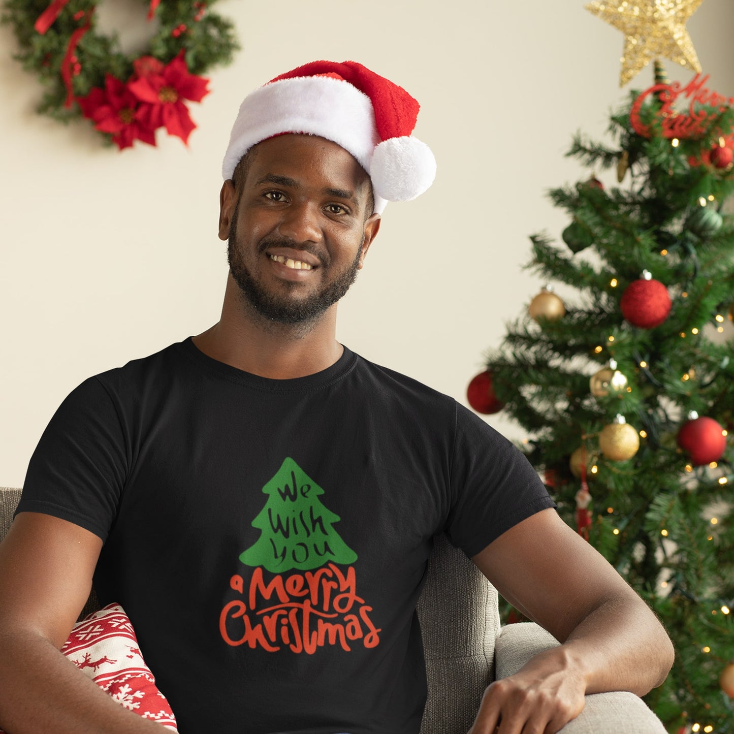 T-shirt "We wish you a Merry Christmas"