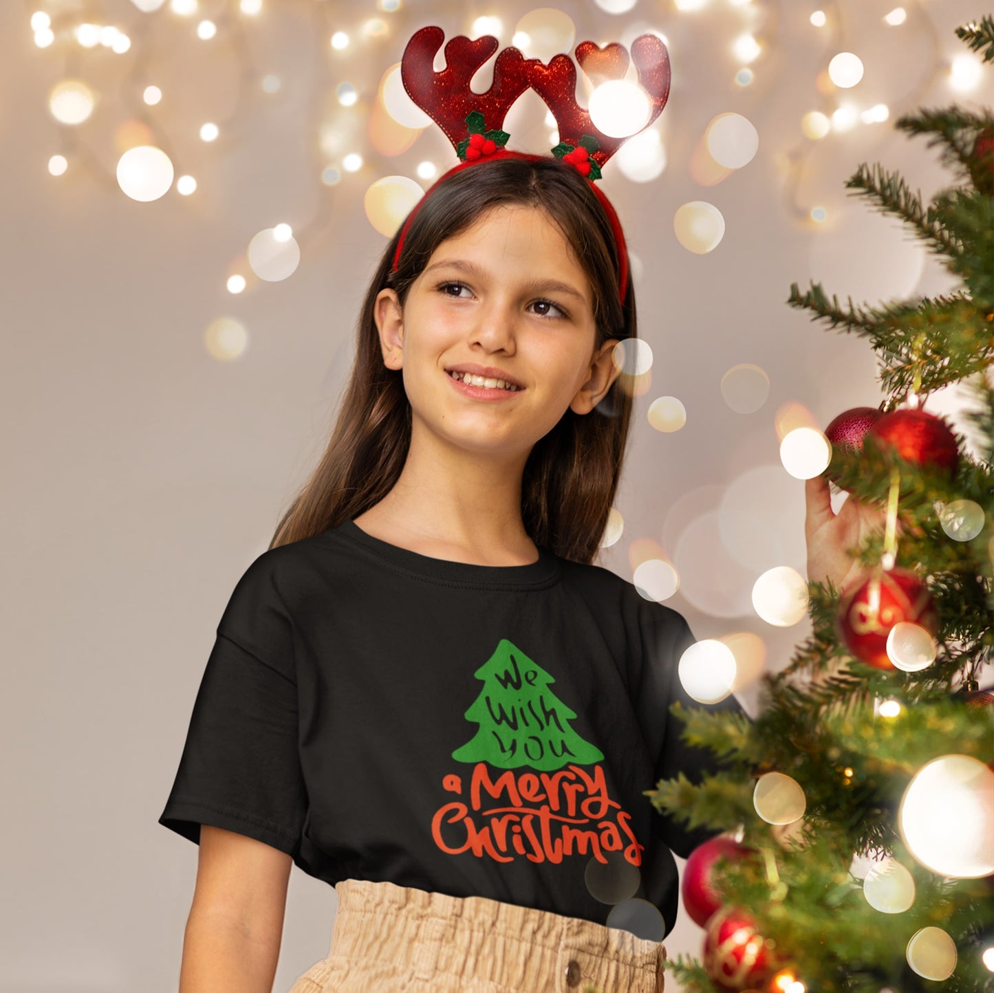 T-shirt "We wish you a Merry Christmas"