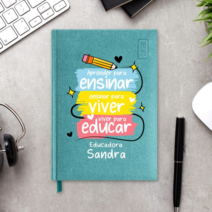 Agenda Diária 2025 Prisma "Ensinar-Viver-Educar"