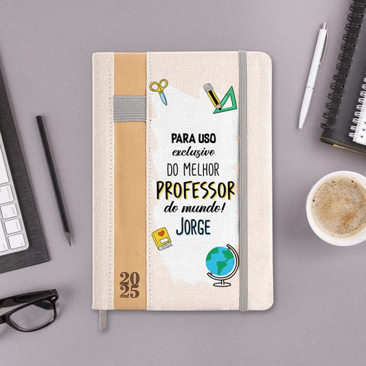 Agenda Diária 2025 Nature "Para uso exclusivo do(a) melhor Professor(a)"