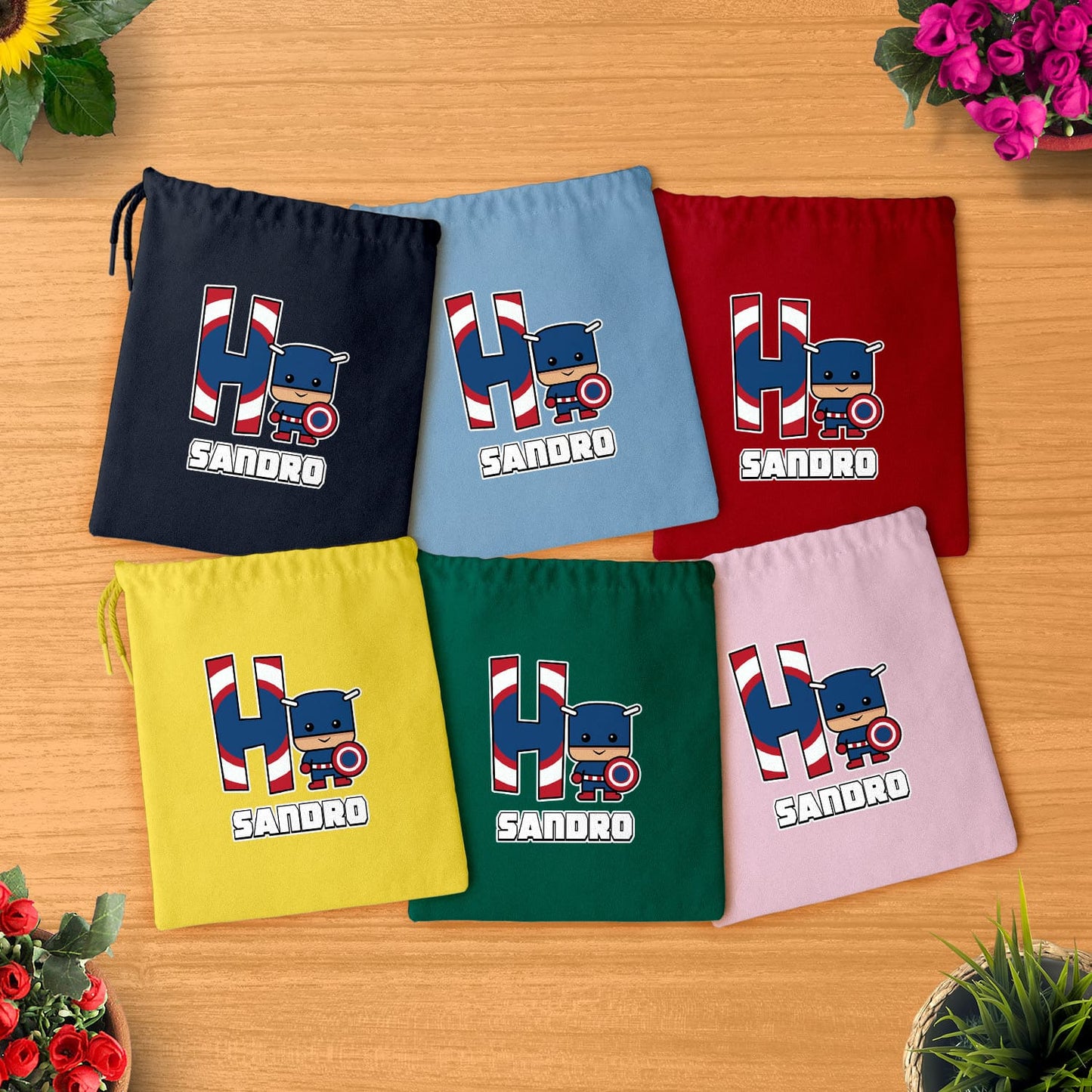 Saco Multiusos "Super Heroes"