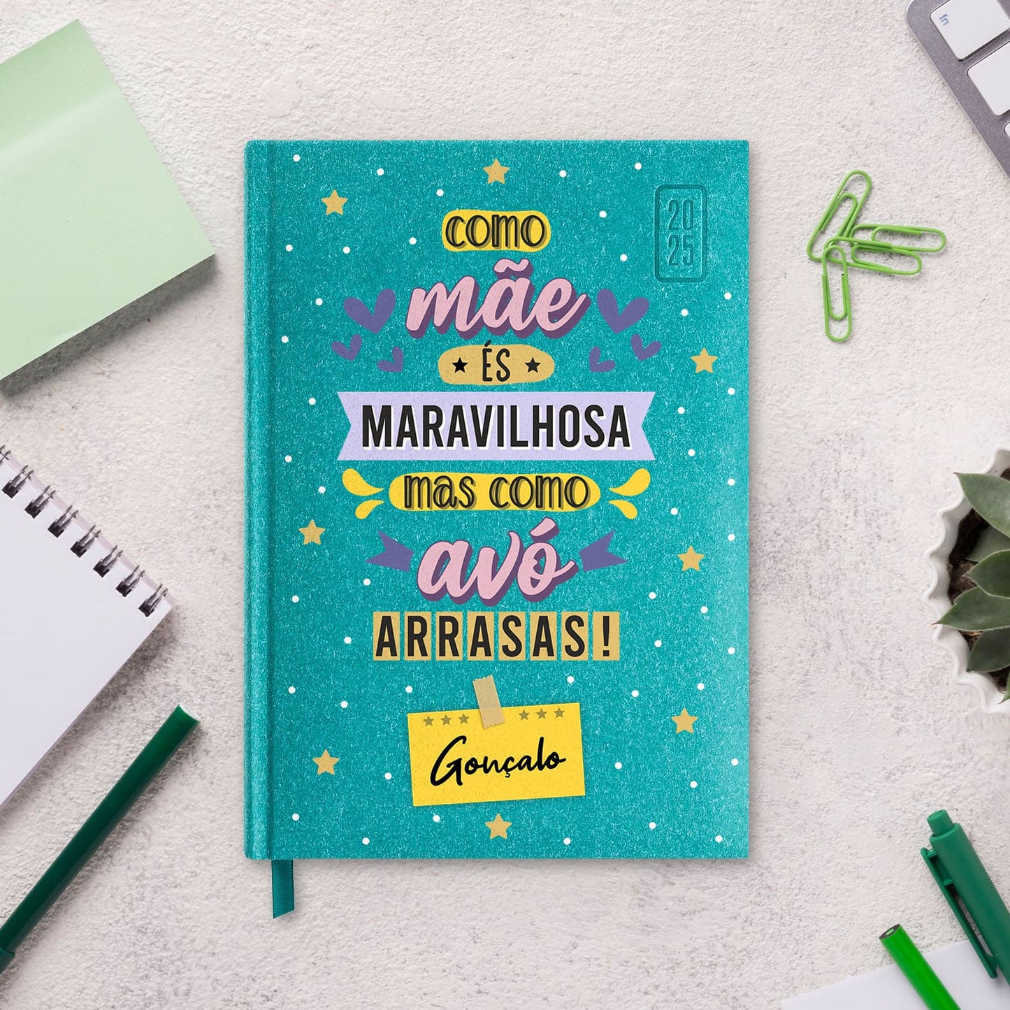 Agenda Diária 2025 Prisma "Como Avô-Avó Arrasas"