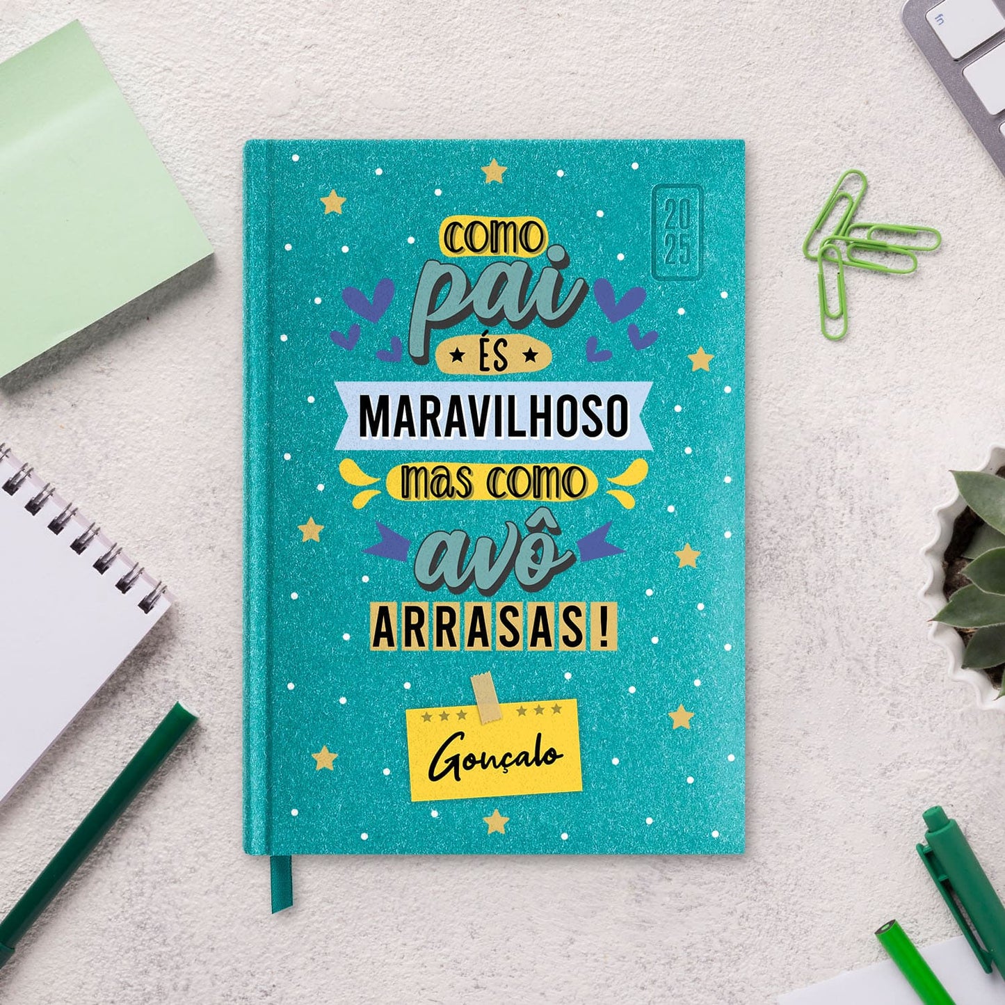 Agenda Diária 2025 Prisma "Como Avô-Avó Arrasas"