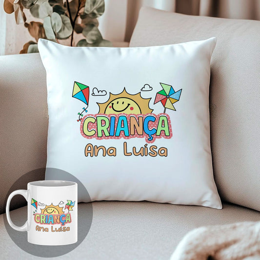 Almofada e/ou Caneca "Solinho"