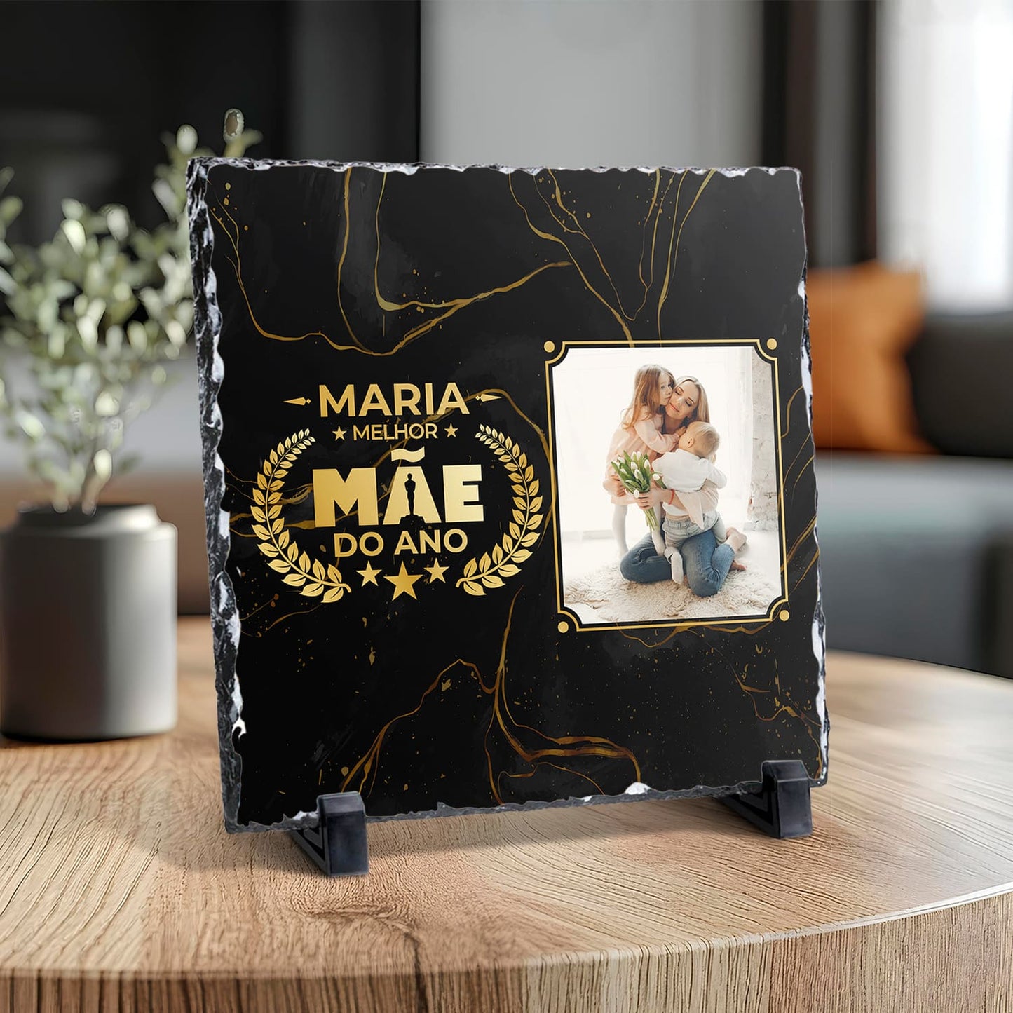 Ardósia "Óscar: melhor mãe do ano"