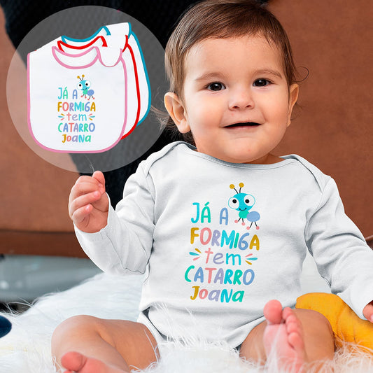 Body e/ou Babete "Já a formiga tem catarro"