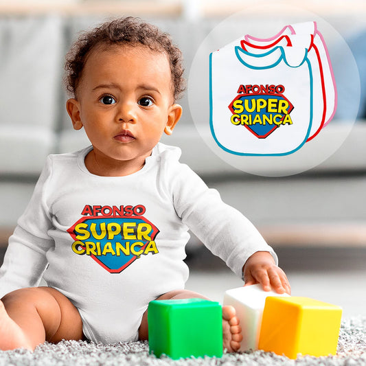 Body e/ou Babete "Super Criança"