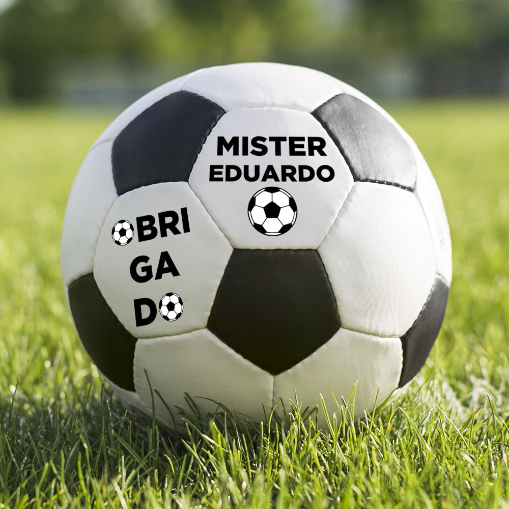 Bola "Obrigado Mister"