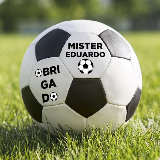 Bola "Obrigado Mister"